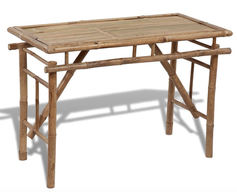 Natural Bamboo Table - Frank And Joy within Handmade Bamboo Table With Rod, Natural